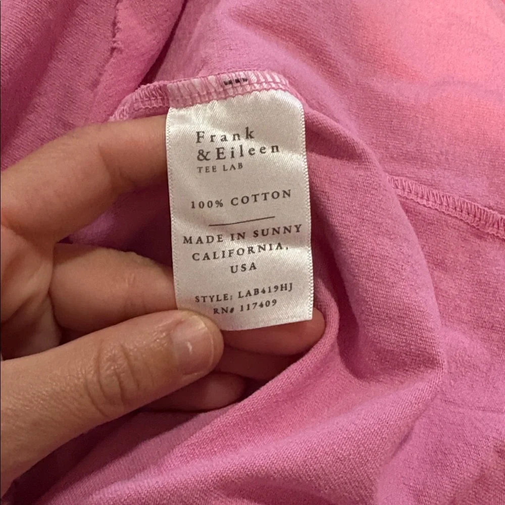 Frank & Eileen Harper Perfect Tee Madi Dress in Pink Lemonade SZ S VGUC - Picture 5 of 7